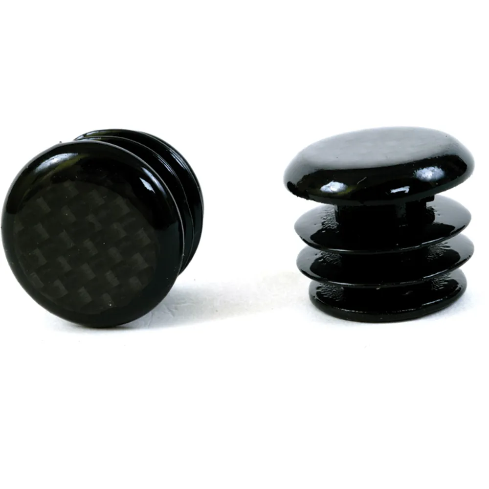 uPRISE Bikes M Part Carbon Fibre Bar End Plugs For Road Bikes - Carbon - Pair | Price match, 365 day return s, 18-Month Warranty, Finance Available & Free UK Delivery