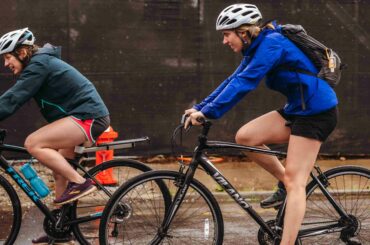 Commuting by bike in the rain