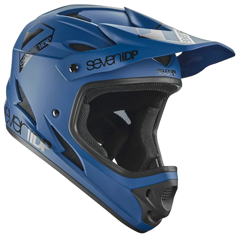 7idp M1 Full Face Mountain Bike Helmet - Diesel Blue