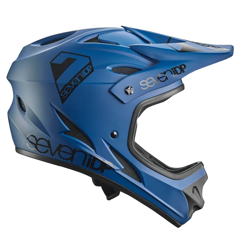 7idp M1 Full Face Mountain Bike Helmet - Diesel Blue-1