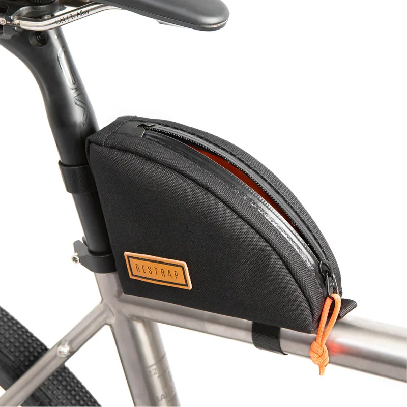 Restrap Rear Top Tube Bag - 0.8L - Black-1