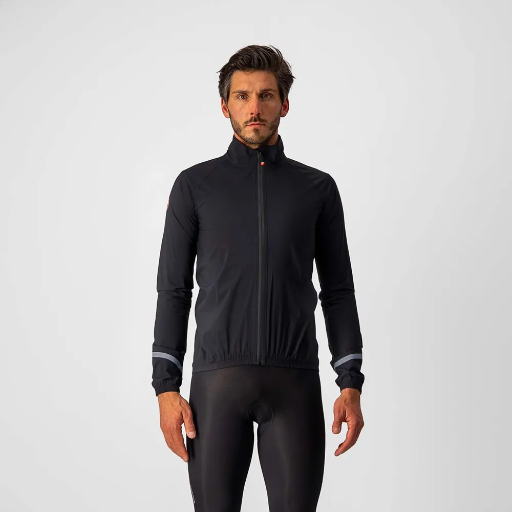 uPRISE Bikes Castelli Emergency 2 Men's Rain Jacket - Light Black | Price match, 365 day return s, 18-Month Warranty, Finance Available & Free UK Delivery
