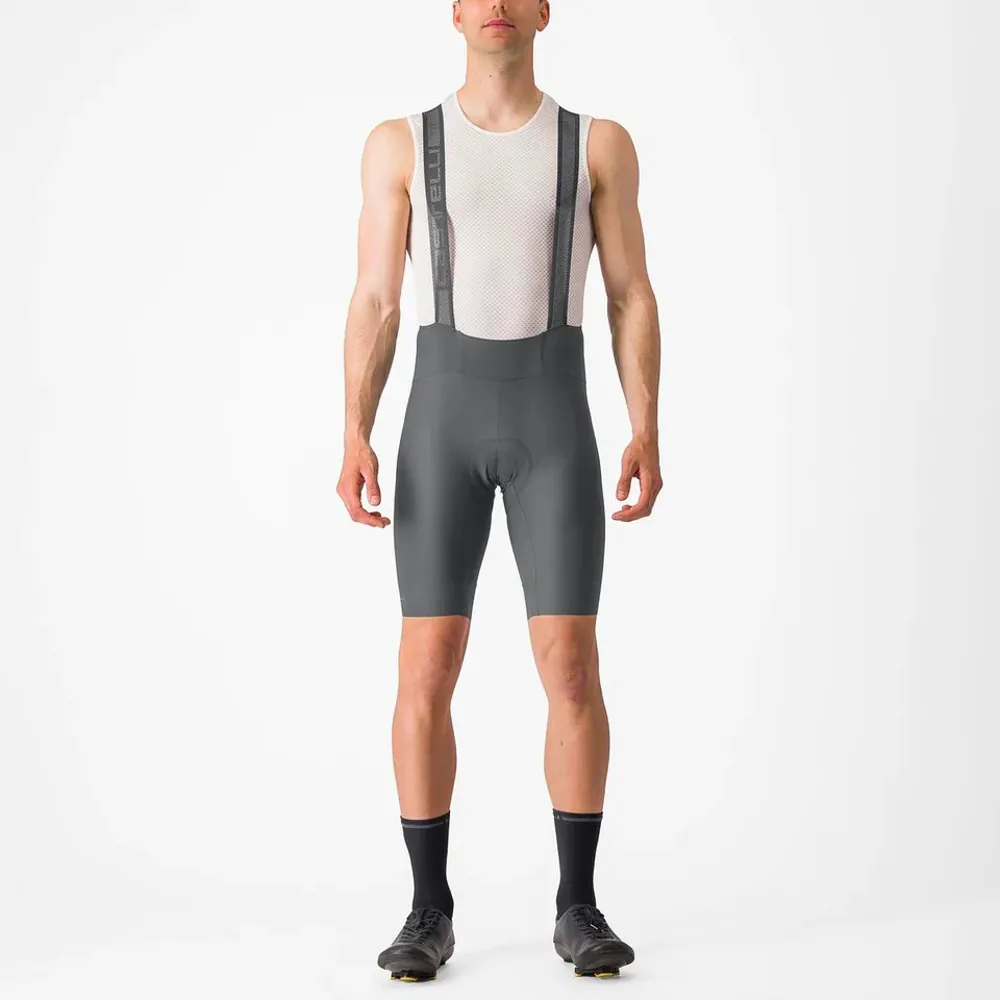 uPRISE Bikes Castelli Espresso Men's Bib Shorts - Gunal Grey | Price match, 365 day return s, 18-Month Warranty, Finance Available & Free UK Delivery