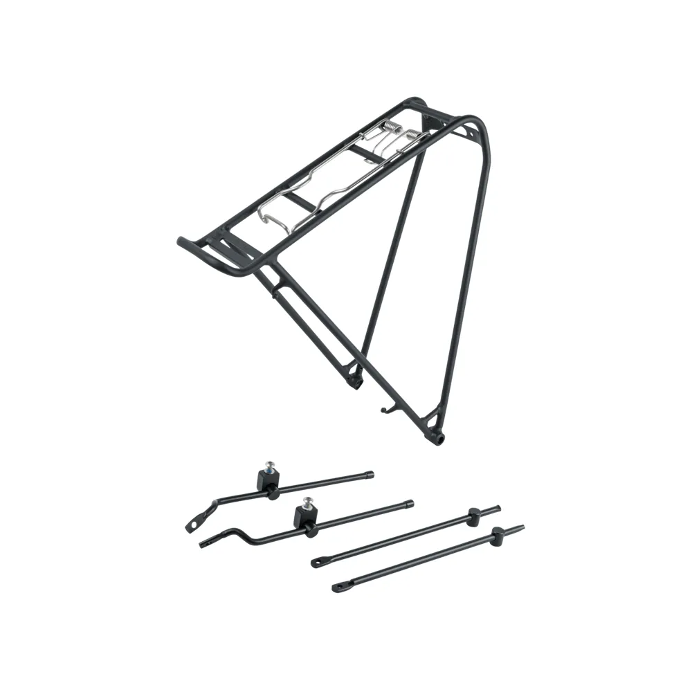 uPRISE Bikes Trek Elan Interchange 700c Rear Rack Kit with Spring Clip - Black | Price match, 365 day return s, 18-Month Warranty, Finance Available & Free UK Delivery