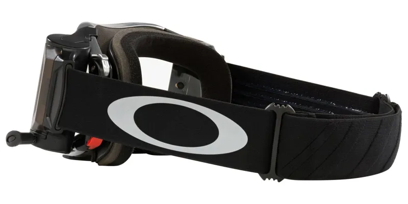 Oakley Airbrake MX Goggles - Tuff Blocks Gunmetal Black/Clear Roll Off-9