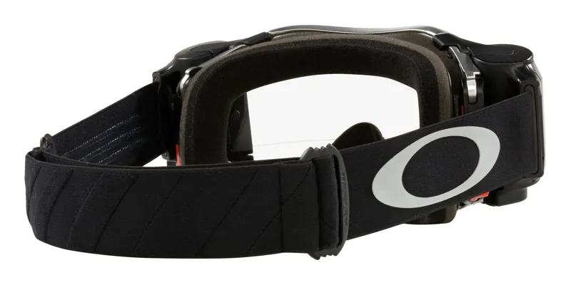 Oakley Airbrake MX Goggles - Tuff Blocks Gunmetal Black/Clear Roll Off-3