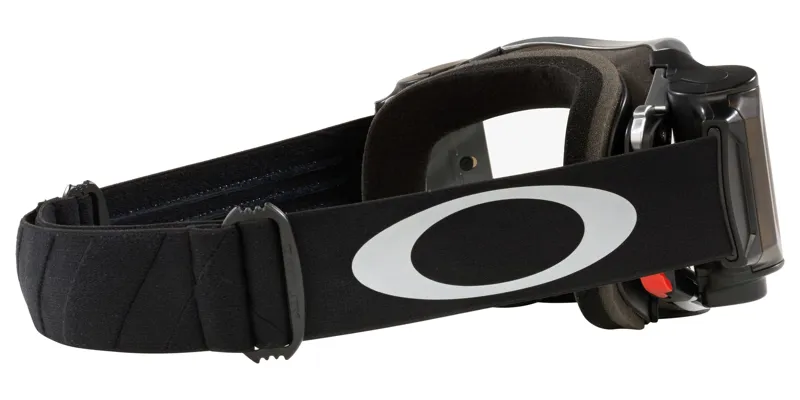 Oakley Airbrake MX Goggles - Tuff Blocks Gunmetal Black/Clear Roll Off-4