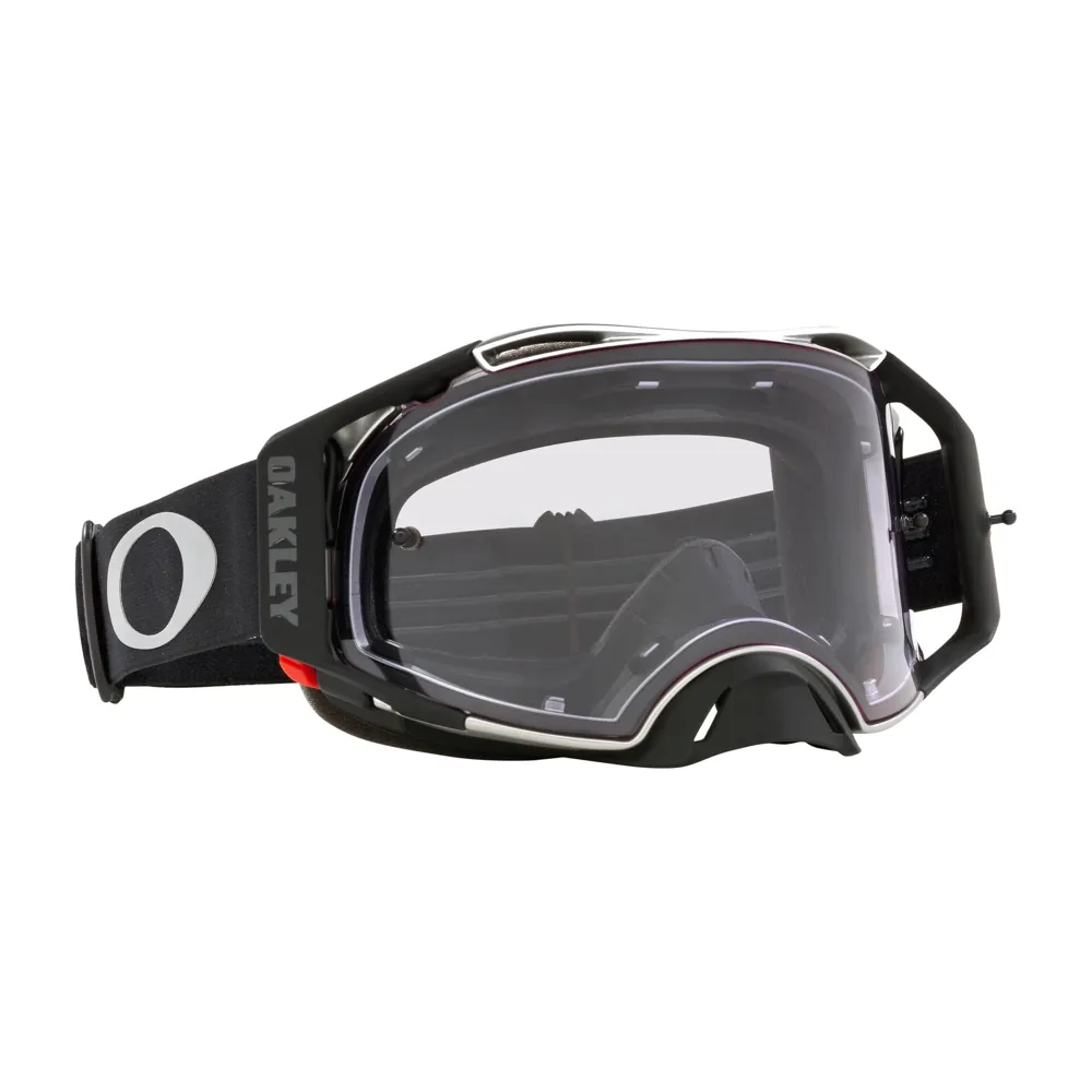 uPRISE Bikes Oakley Airbrake MX Goggles Tuff Blocks Gunmetal Black/PRIZM Low Light | Price match, 365 day return s, 18-Month Warranty, Finance Available & Free UK Delivery