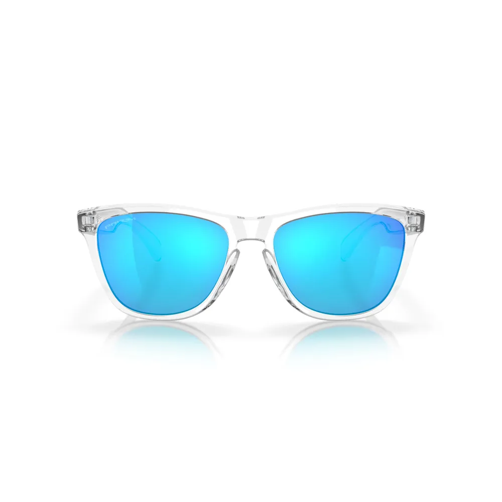 uPRISE Bikes Oakley Frogskins Sunglasses - Clear/PRIZM Sapphire Iridium | Price match, 365 day return s, 18-Month Warranty, Finance Available & Free UK Delivery