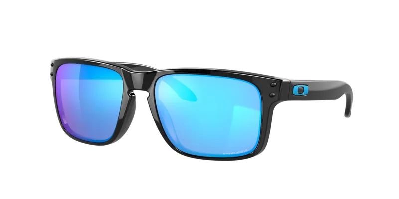 Oakley Holbrook Sunglasses - Polished Black/Prism Sapphire Lens-8