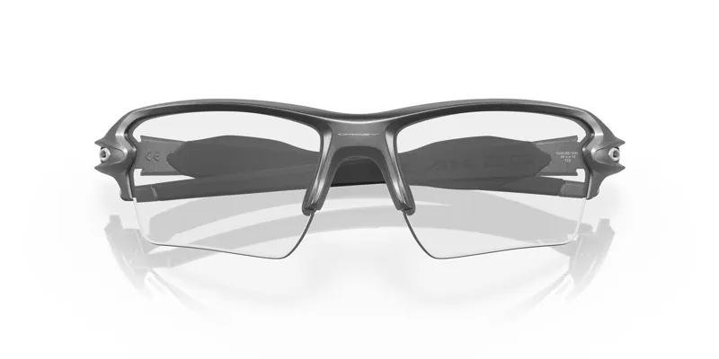 Oakley Flak 2.0 XL Cycling Sunglasses - Steel/Clear 50 Black Irid Photo-5