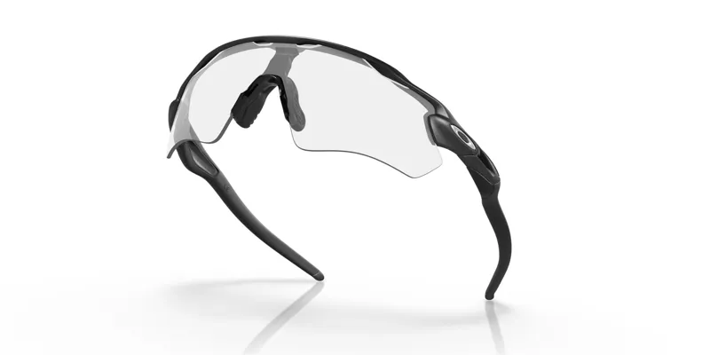 Oakley Radar Ev Path Cycling Sunglasses - Steel/Clear 50 Black Irid Photo Lens-5
