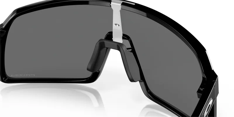 Oakley Sutro Cycling Sunglasses - Polished Black/Prizm Black Lens-7