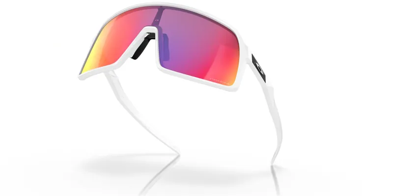 Oakley Sutro Cycling Sunglasses - White/Prizm Road Lens-3