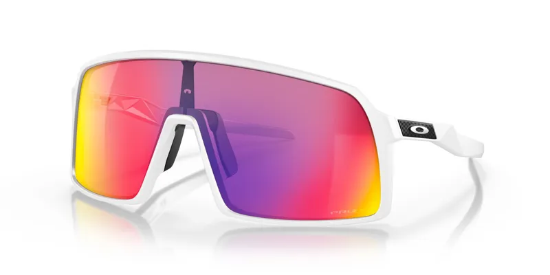 Oakley Sutro Cycling Sunglasses - White/Prizm Road Lens