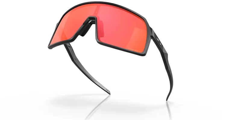 Oakley Sutro Cycling Sunglasses - Black/Prizm Trail Torch Lens-5