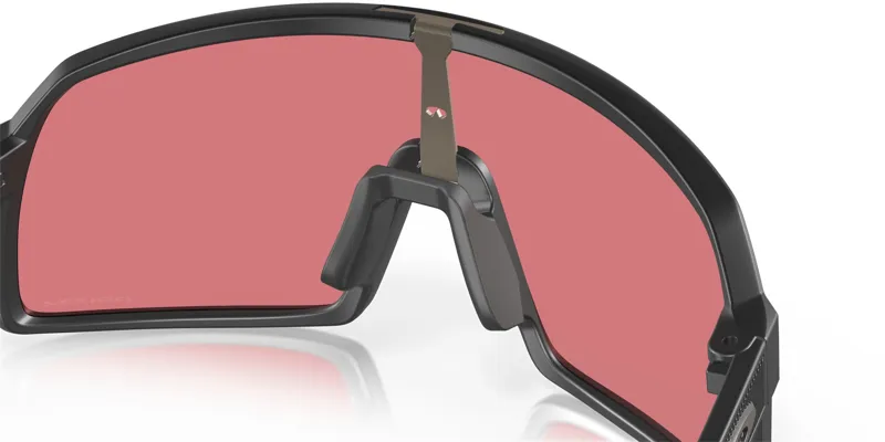 Oakley Sutro S Cycling Sunglasses - Black/Prizm Trail Torch Lens-8