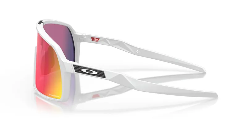 Oakley Sutro S Cycling Sunglasses - White/Prizm Road Lens-2