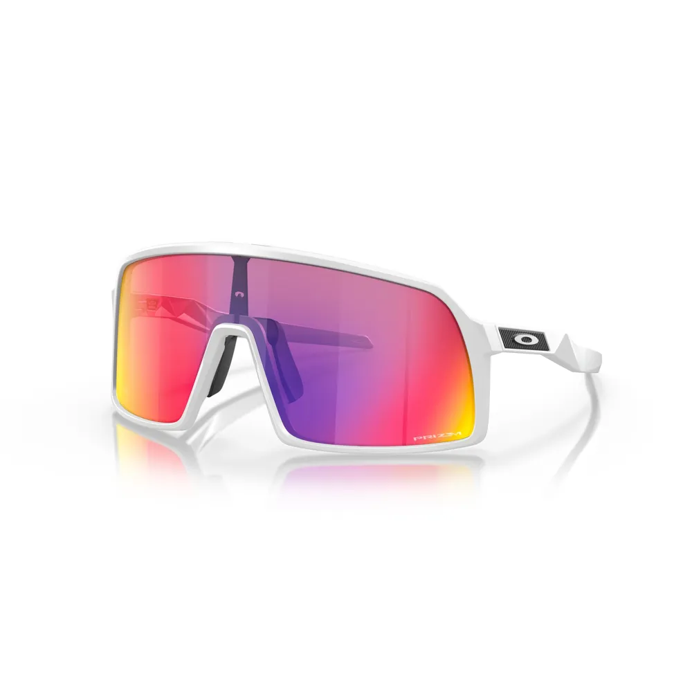 uPRISE Bikes Oakley Sutro S Cycling Sunglasses - White/Prizm Road Lens | Price match, 365 day return s, 18-Month Warranty, Finance Available & Free UK Delivery