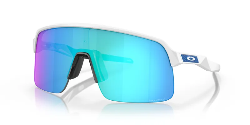 Oakley Sutro Lite Cycling Sunglasses - White/Prizm Sapphire Lens-8