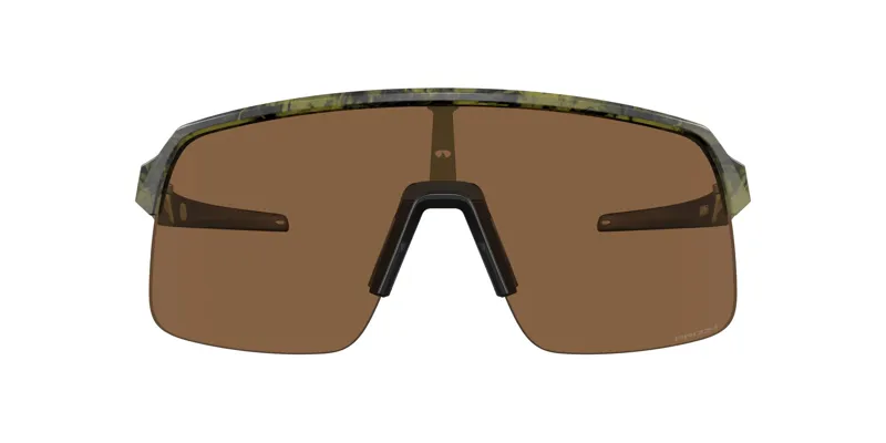 Oakley Sutro Lite Cycling Sunglasses - Trans Fern Swirl/Prizm Bronze Lens-9