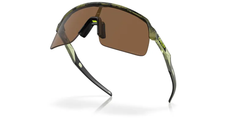 Oakley Sutro Lite Cycling Sunglasses - Trans Fern Swirl/Prizm Bronze Lens-6