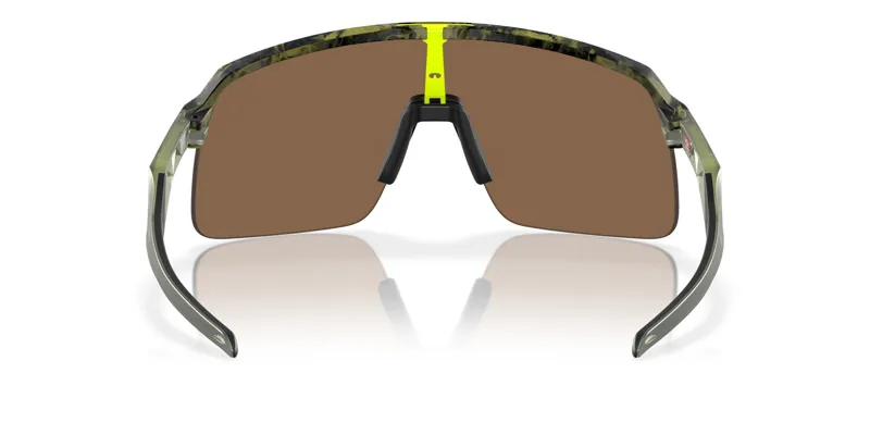 Oakley Sutro Lite Cycling Sunglasses - Trans Fern Swirl/Prizm Bronze Lens-4