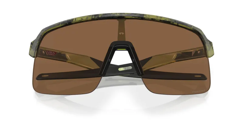 Oakley Sutro Lite Cycling Sunglasses - Trans Fern Swirl/Prizm Bronze Lens-3