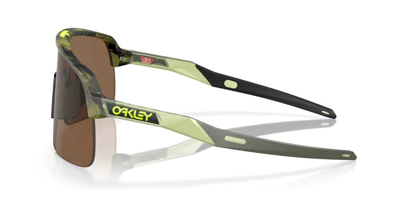 Oakley Sutro Lite Cycling Sunglasses - Trans Fern Swirl/Prizm Bronze Lens-2