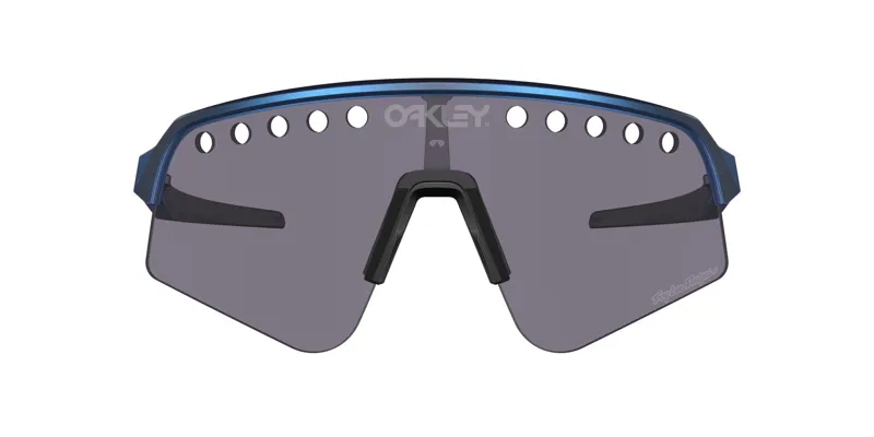 Oakley Sutro Lite Sweep Cycling Sunglasses - TLD Blue Colorshift/Prizm Grey Lens-9