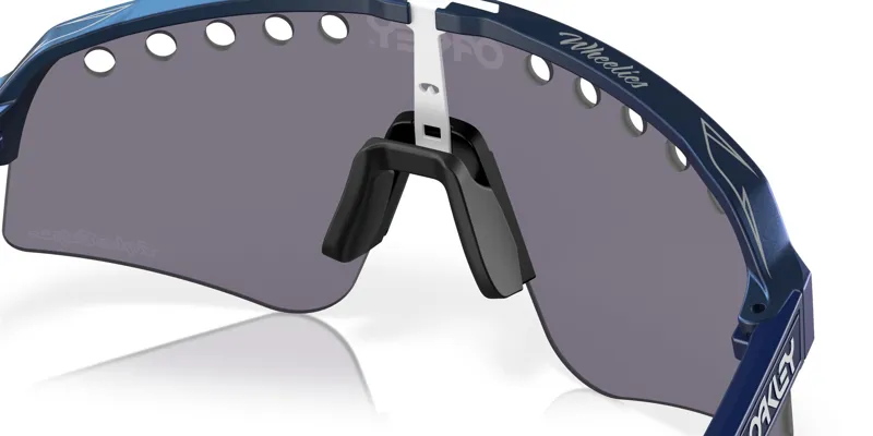 Oakley Sutro Lite Sweep Cycling Sunglasses - TLD Blue Colorshift/Prizm Grey Lens-7