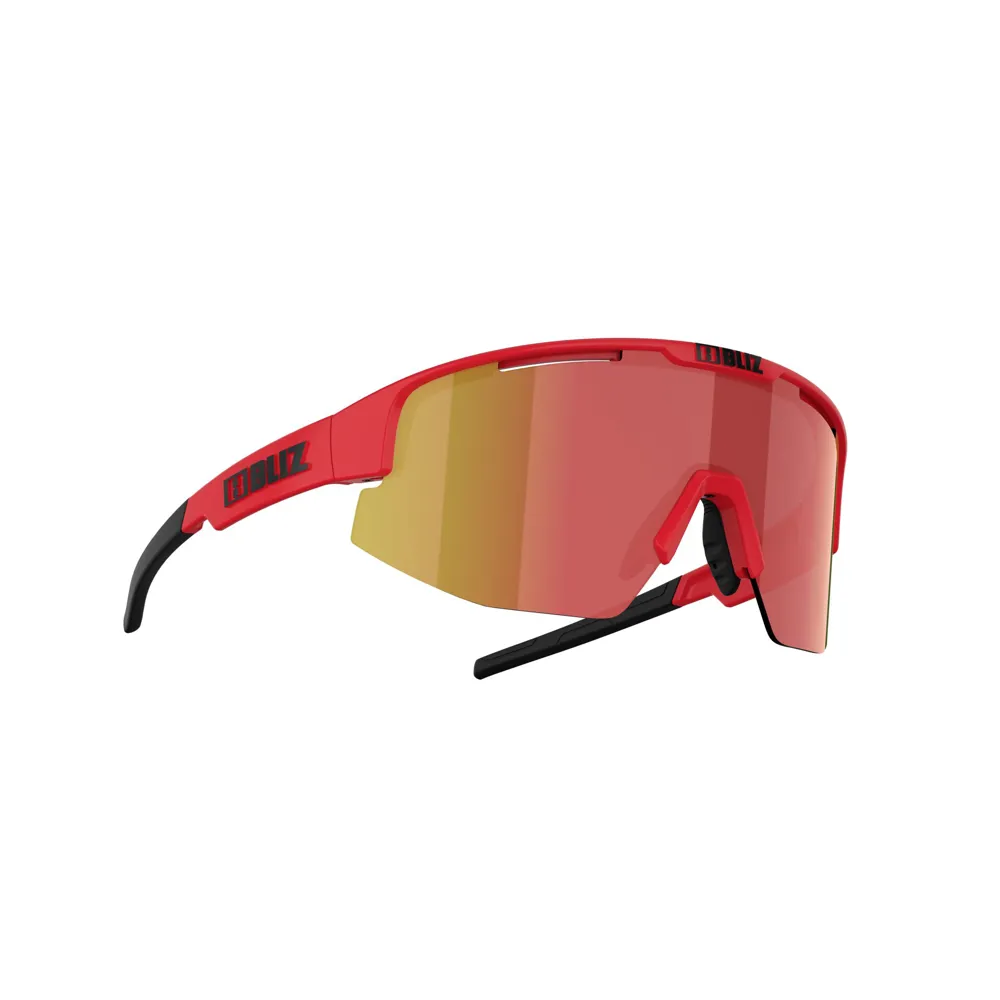 uPRISE Bikes Bliz Matrix M/L Frame Cycling Sunglasses - Matte Red/Red | Price match, 365 day return s, 18-Month Warranty, Finance Available & Free UK Delivery