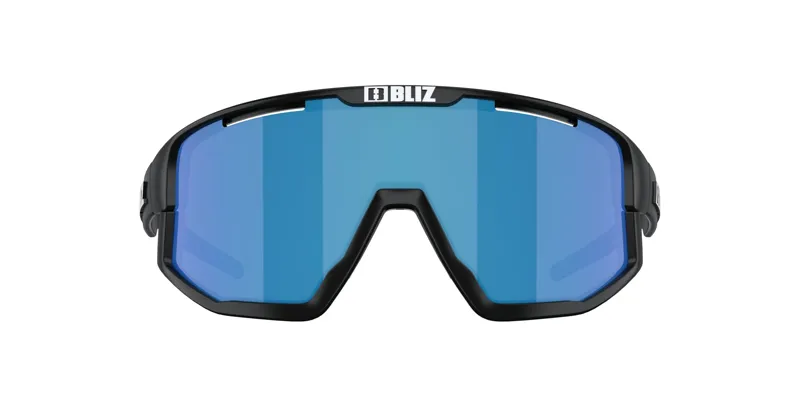 Bliz Fusion M/L Frame Cycling Sunglasses - Matt Black/Blue-4