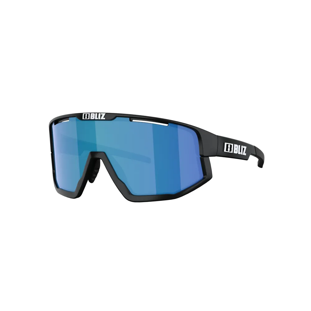 uPRISE Bikes Bliz Fusion M/L Frame Cycling Sunglasses - Matt Black/Blue | Price match, 365 day return s, 18-Month Warranty, Finance Available & Free UK Delivery