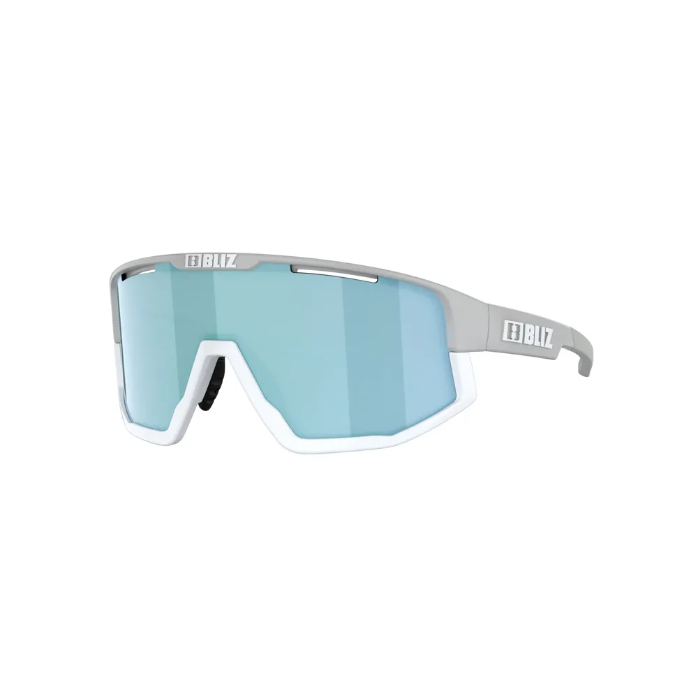 uPRISE Bikes Bliz Fusion M/L Frame Cycling Sunglasses - Matt Light Grey/Blue | Price match, 365 day return s, 18-Month Warranty, Finance Available & Free UK Delivery