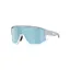 Bliz Fusion M/L Frame Cycling Sunglasses - Matt Light Grey/Blue