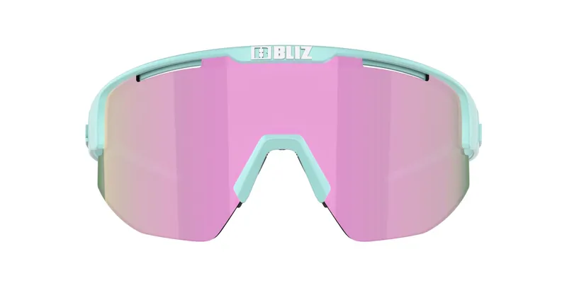 Bliz Matrix Small Frame Cycling Sunglasses - Matt Pastel Mint/Pink-2