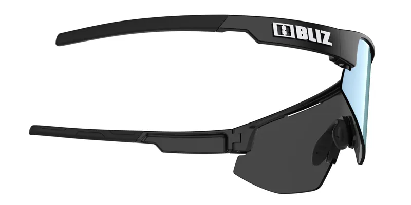 Bliz Matrix Small Frame Cycling Sunglasses - Matt Black/Blue-1