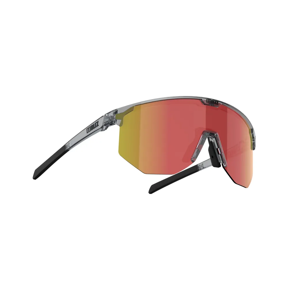 uPRISE Bikes Bliz Hero M/L Frame Cycling Sunglasses - Transparent Dark Grey/Red | Price match, 365 day return s, 18-Month Warranty, Finance Available & Free UK Delivery