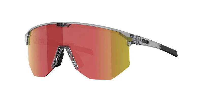 Bliz Hero M/L Frame Cycling Sunglasses - Transparent Dark Grey/Red-4