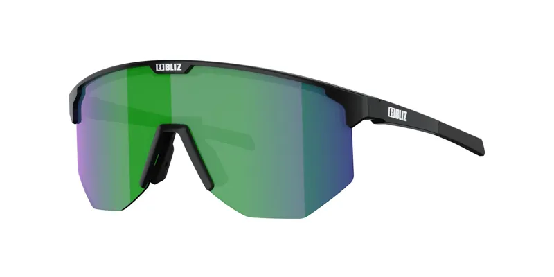 Bliz Hero M/L Frame Cycling Sunglasses - Matt Black/Green-4