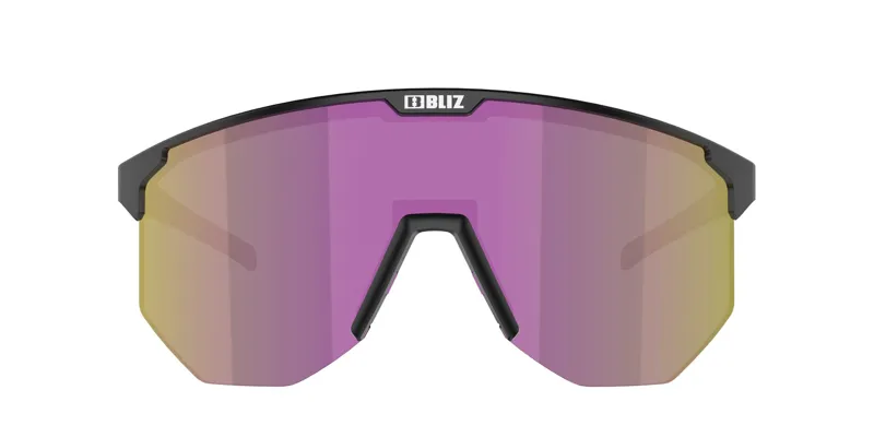 Bliz Hero Small Frame Cycling Sunglasses - Matt Black/Brown Purple -2