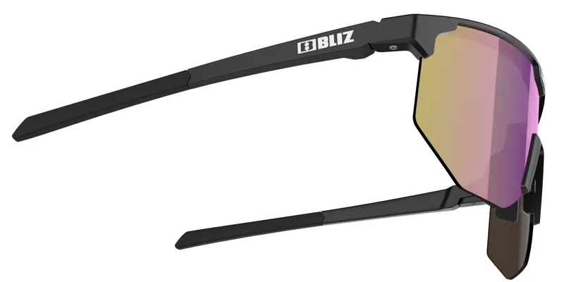 Bliz Hero Small Frame Cycling Sunglasses - Matt Black/Brown Purple -3