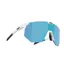 Bliz Hero Small Frame Cycling Sunglasses - Matt White/Brown Blue Mirror