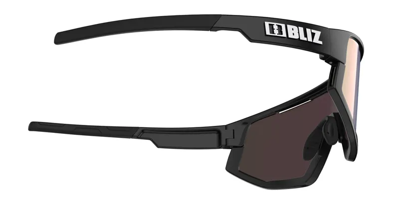Bliz Fusion Small Frame Cycling Sunglasses - Matt Black/Brown Rose Mirror-1
