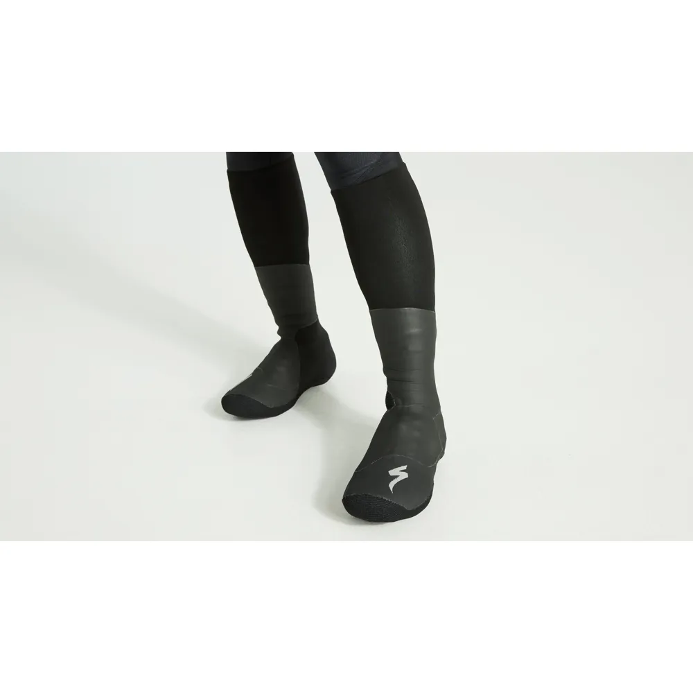 uPRISE Bikes Specialized Neoprene Men's Tall Shoe Covers - Black | Price match, 365 day return s, 18-Month Warranty, Finance Available & Free UK Delivery