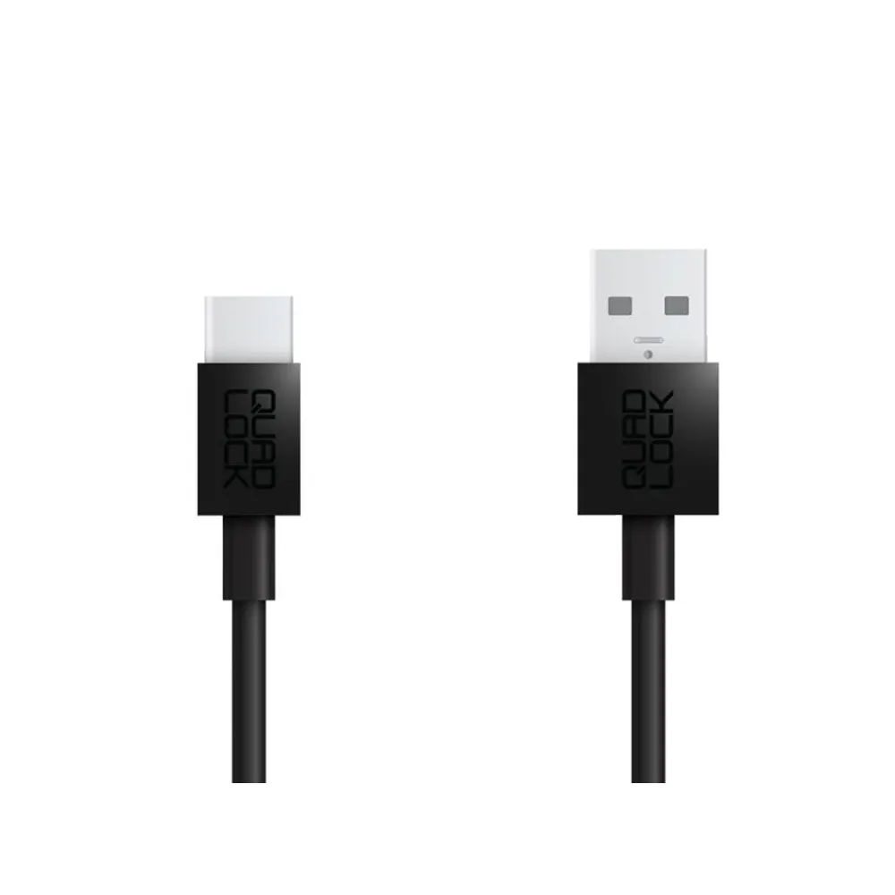 uPRISE Bikes Quad Lock USB-A To USB-C 1. 5m Cable - Black | Price match, 365 day return s, 18-Month Warranty, Finance Available & Free UK Delivery
