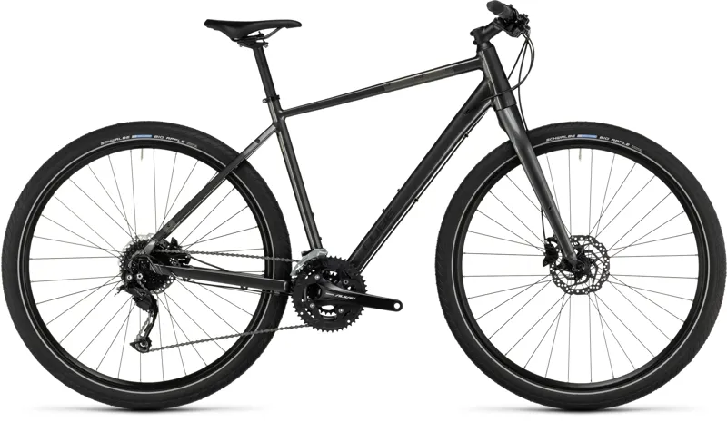 Cube Hyde 2024 Hybrid Bike - Metalgrey/Black