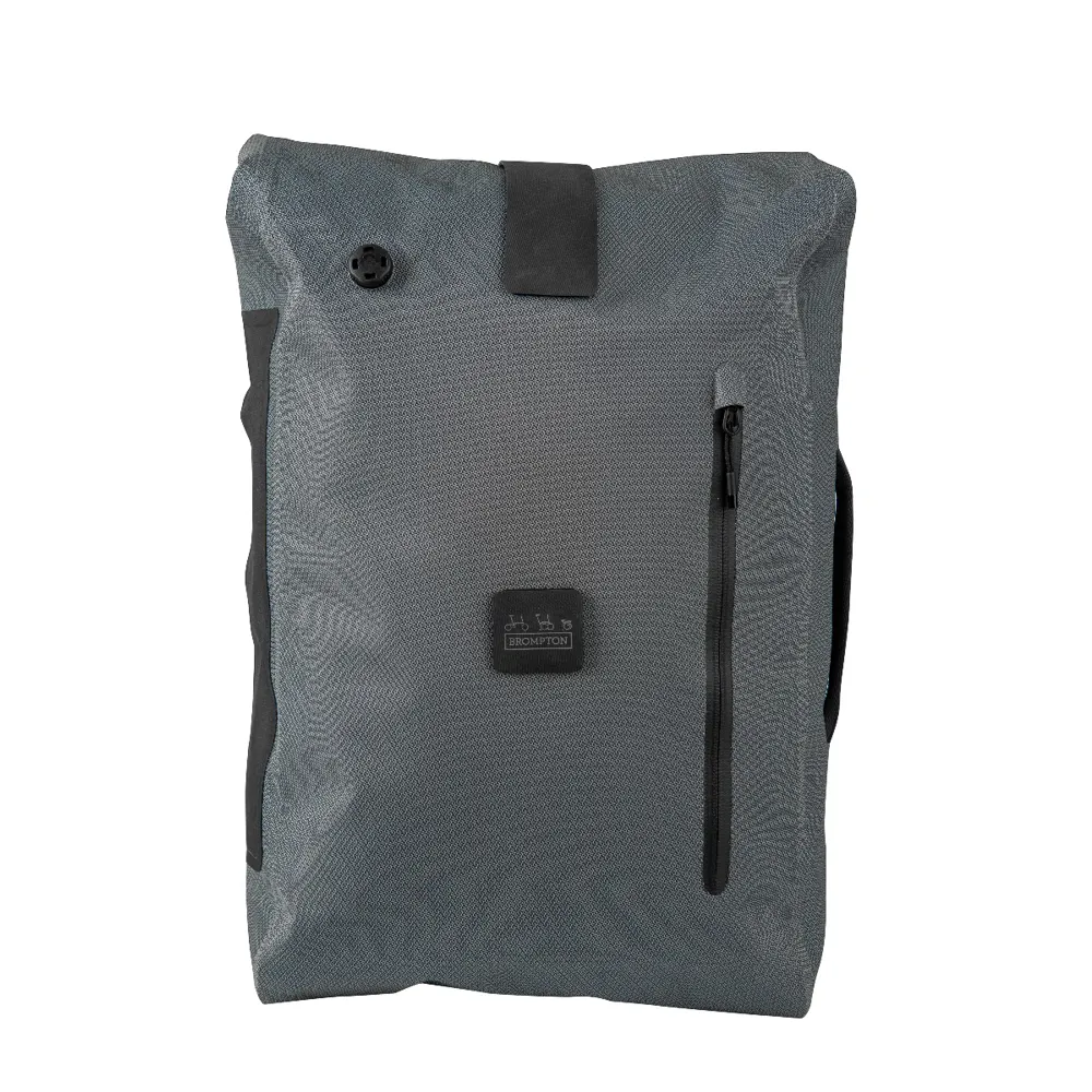 uPRISE Bikes Brompton Borough Waterproof Backpack - Graphite | Price match, 365 day return s, 18-Month Warranty, Finance Available & Free UK Delivery
