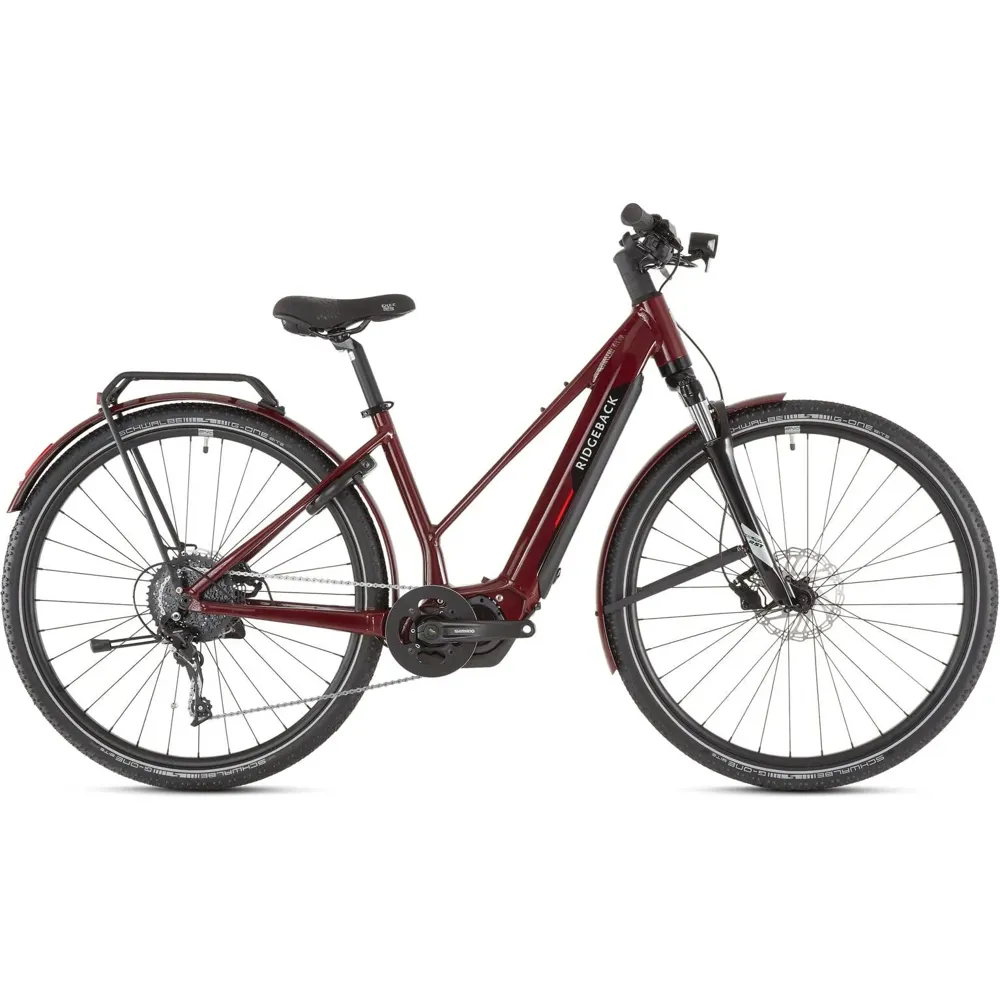 uPRISE Bikes Ridgeback Advance 3W 2025 Women's Electric Hybrid Bike - Red | Price match, 365 day return s, 18-Month Warranty, Finance Available & Free UK Delivery